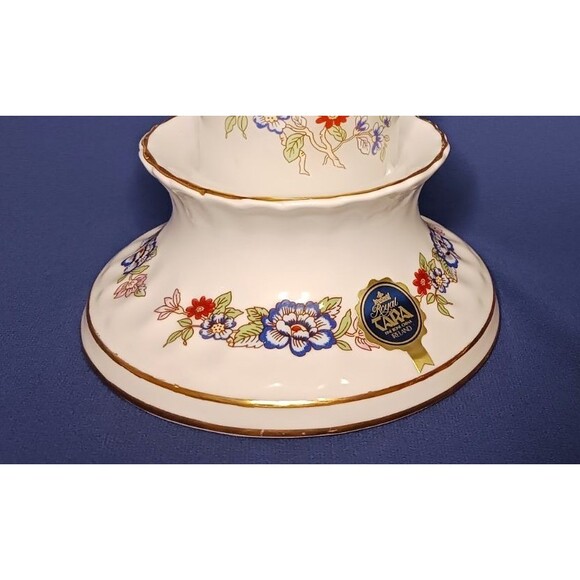 Royal Tara Harmony Irish Fine Bone China Candle Holder & Pillar Candle Ireland - Picture 3 of 6